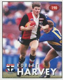 1996 Select AFL Stickers #190 Robert Harvey Front